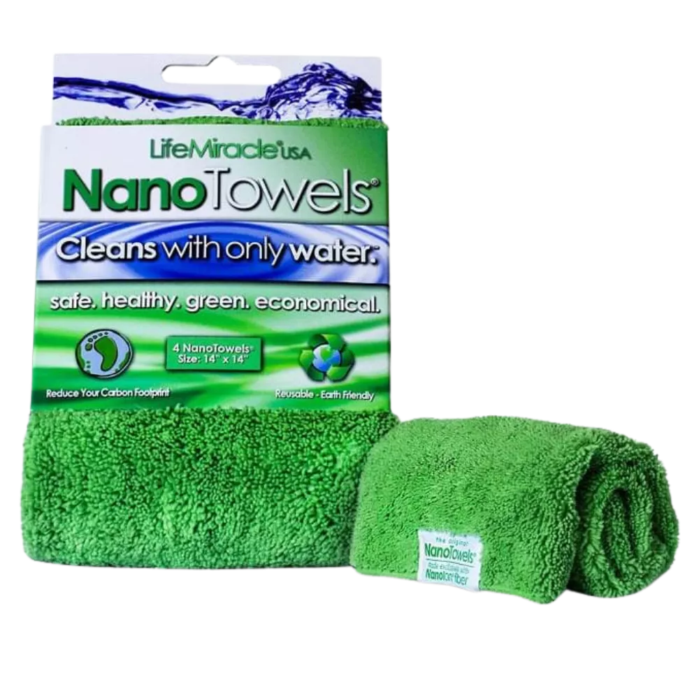NanoTowels® Advanced Eco-Cleaning Cloth – Chemical-Free Cleaning with Just Water